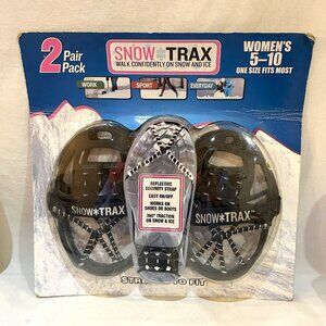 New in Package 2 Pairs of Snow Trax Shoe Traction for Women Size 5-10